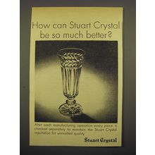 1967 Stuart Crystal Ad - How can Stuart Crystal be so much better?