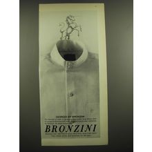 1968 Bronzini Shirt Advertisement - Giorgio by Bronzini