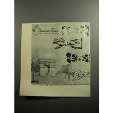 1951 Dominique France Bowties Ad - Dominique France