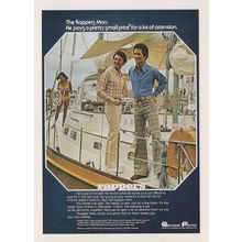 Rappers Shirt Jeans 1970s Fashion Girls Ship Sexy Advertising Postcard