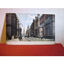 PARK ROW LEEDS, YORKSHIRE used antique postcard by W. R. & S. 1904 pm =