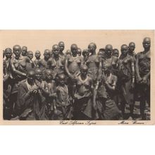 Meru Women Large East African Family Tribe Antique Postcard