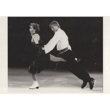 Torville & Scream Dean Amazing Holland Ice Skating Postcard