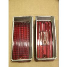 1970 CHEVY IMPALA CAPRICE BELAIR BISCAYNE RH TAILLIGHT & REVERSE LIGHT LENSES