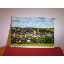 CATHEDRAL & CITY, TRURO, CORNWALL. unused postcard by John Hinde =