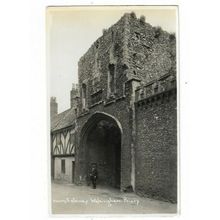 Walsingham Priory, Gateway. RP Postcard.