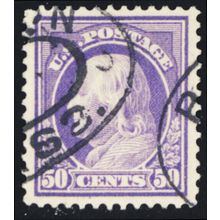 421, Used XF 50¢ Franklin Stamp * Stuart Katz