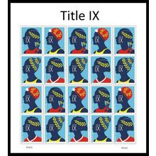 Title IX Sheet of 20 Current Rate Postage Stamps Scott 5671a