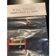 Wee Three Dollhouse Miniature Wooden Toy NEW
