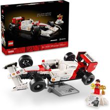 LEGO Icons Mclaren MP4/4 & Ayrton Senna Minifigure Model Car Kit - Buildable F1