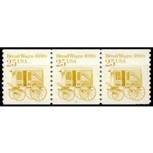 2136 25c Bread Wagon Very Fine MNH Dry Gum PNC 4/3 W1520