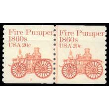 1908 20c Fire Pumper Fine MNH Dry Gum CNP Left 3 G0221