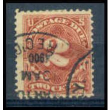Used J39 2c Postage Due Just Clears WA1224