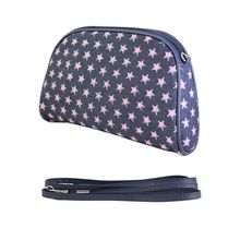 Denim Pink Star Cosmetic Bag - BG-020CPK (BG-CM020CPK)