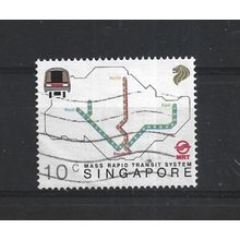 Singapore.SG572 10c Route Map.Fine Used.Jul25