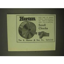 1922 Horton Scroll Chucks Ad