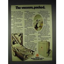 1972 Hoover Superportable Vacuum Cleaner Ad