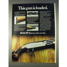 1972 Marlin 120 Magnum Pump Gun Ad - Loaded!
