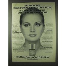 1978 Dorothy Gray Soft Color Glow Ad - Basic Formula