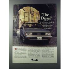 1981 Audi 5000S Diesel Ad - Go From D.C. to Montreal