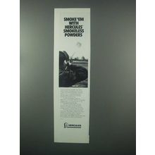1982 Hercules Powder Ad - Smoke 'Em with Smokeless