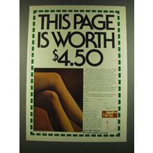 1983 Hanes Alive Support Pantyhose Ad - This page is worth $4.50