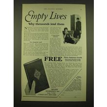 1924 Nelson Doubleday, Inc. Ad - Empty lives why thousands lead them