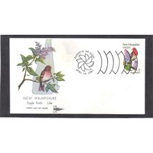 FDC Gill Craft 1981a 20c Purple Finch (Cachet-U/A) CV39881