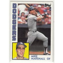1984 Topps baseball card 634 Mike Marshall