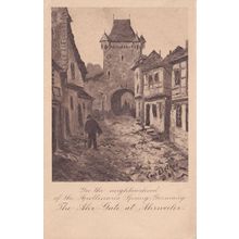 Ahr Ahrweiler Gate at Apollinaris Spring Entrance Antique German Postcard