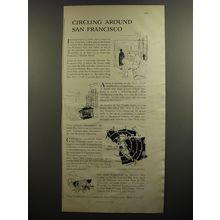 1952 San Francisco Chronicle Newspaper Advertisement - around San Francisco