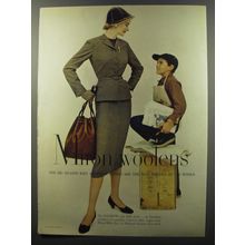 1953 Miron Woolens Davidow Suit Advertisement