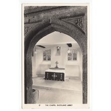 The Chapel Buckland Abbey Postcard RP Devon 37