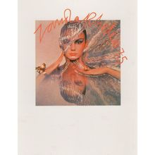 Zandra Rhodes Ayers Rock Collection 1975 Fashion Launch Postcard