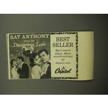 1957 Capitol Records Ad - Ray Anthony plays for Dancers in Love