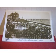 1924, THE BANDSTAND, DEAL, KENT used collector postcard by F. Frith =