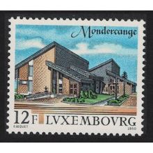 Luxembourg Mondercange administrative offices 1990 MNH SG#1275-1276 MI#1251