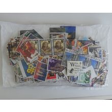 GREAT BRITAIN BAG OF USED STAMPS.
