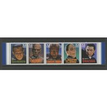 US 3168-3172, 1997 Movie Monsters, Strip of 5, VF, MNH, NISCO (US279)
