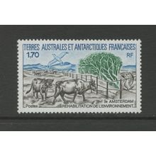 French Southern & Antarctic Territory 152, 1990 Cattle, VF, MNH, (FR319)