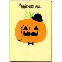 Wishing You .... - Halloween Greeting Card - 03510