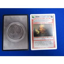 Star Wars 1998 A New Hope Decipher CCG W/B Card Solomahal LS