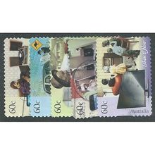 AUS 2012 SET (S/A) 'THEN AND NOW' (5v) FINE USED (EBID36-795)