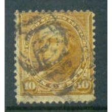 Used 283 10c Daniel Webster Average M05398