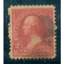 Used 250 2c George Washington Fine Plus A04920