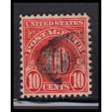 Used J84a 10c Postage Due Fine K1356