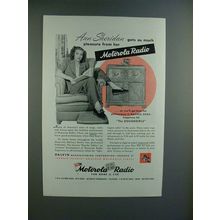 1945 Motorola Radio Ad w/ Ann Sheridan