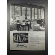1951 Andersen Windowalls Ad - Both Inside and Out
