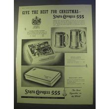 1955 State Express 555 Cigarettes Ad - Best Christmas