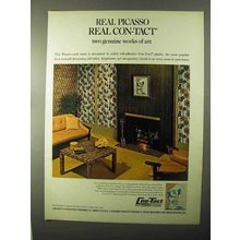 1971 Con-Tact Plastic Adhesive ad - Real Picasso